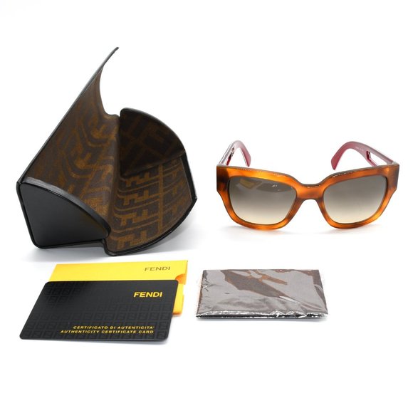 Fendi Accessories - Fendi Blonde Havana Brown Gradient Sunglasses